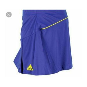EUC adidas women's skirt skort shorts blue yellow